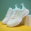 Women's Shoes Running Shoes 2025 Spring and Autumn Middle School Students Lightweight Breathable Fly-woven Casual Shoes Women's Travel Shoes