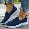 Fashion 2024 Summer Autumn Sneakers Slip On Flat Shoes Women's Fashion Casual Loafers Walking Shoe Outdoor Mesh Soft Bottom Sports