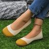 Women Flats Shoes Comfortable Mesh Breathable Lightweight Loafers Spring and Autumn Round Toe Sneakers Shallow Shoes for Women