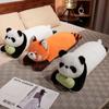 Animal Panda Long Throw Pillow Plush Toy Doll Raccoon Doll Girl Sleeping Leg Puppet Doll