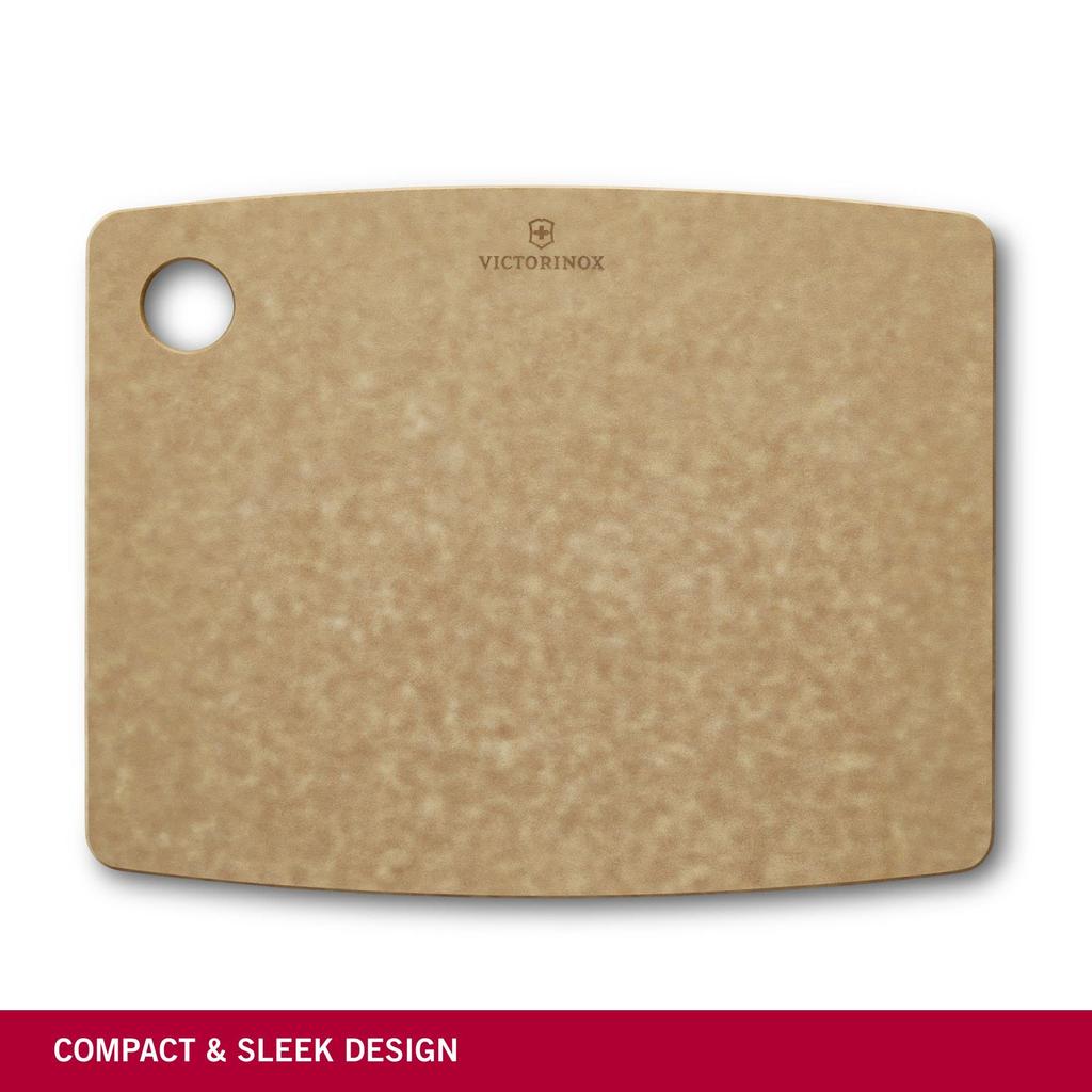 Victorinox Kitchen Series Durable Cutting Board M Brown Stylish and Sustainable Wood Fiber Material Dishwasher Safe Heat Resistant Outdoor Camping