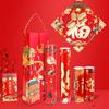 2024 Chinese New Year Decor Couplet Set For Home and Office Couplets Red Envelopes for Celebrating the Festive Season
