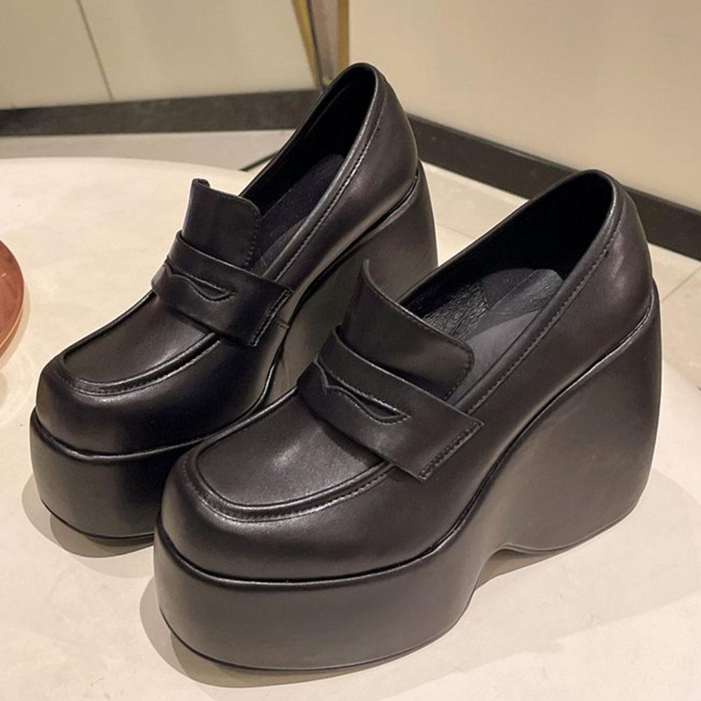 Chunky Platform Wedge Pumps For Women New Spring Summer Goth Punk Lolita Mary Janes Women Shoes Party Comfy Ladie Loafers