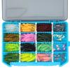 216pcs Fishing Lures Kit Set Fishing Lures Baits Barrel Swivels Jig Hooks Tackle Set