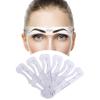 6Pcs Reusable Eye Brow Drawing Guide Eyebrow Eyebrow Shaper Makeup Template Card