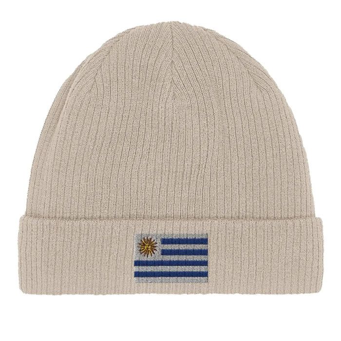 Bonnet Drapeau Uruguay En Beige