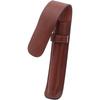 Genuine Leather Pen Case for 1 Fountain Simple and Italian Pencil Pen Dark Pen Holder [Dom Teporna] Pen, Stylish, Leather, Compact, Case, Holder,