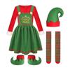 Christmas Costume Adults with Socks Clothes for Carnival Birthday Mardi Gras for Women