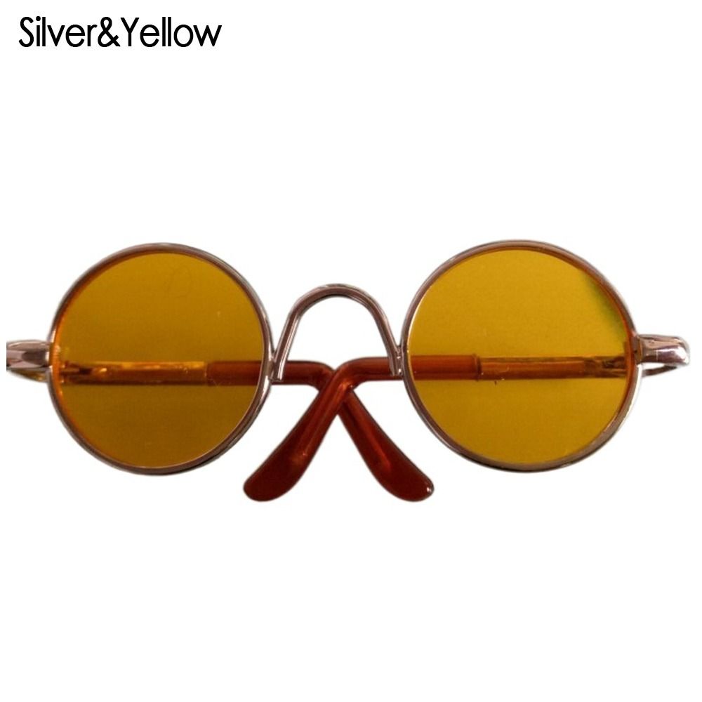 Plush Doll Accessories Plush Doll Eyeglasses For 10/15cm Dolls Cute Heart Frame Glasses Clothes