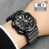 10-year Battery 100 Meters Water Resistance Telememo Simple Waterproof Alarm Clock 110 Khaki A