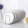 Multipurpose Plates Storage Rack Silver Bowls Plates Drainer Holder Dish Draining Rack  Kitchen