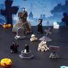 Bone Skull Halloween Miniature Figurine Coffin House Chair Desktop Knick-knack  Festival Supplies