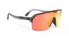 Rudy Project Spinshield Air Sports Sunglasses In Crystal Orange Ash/Multi-Laser (SP844033-0000)