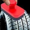 Car Wheel Polishing Waxing Sponge Brush ABS Washing Cleaning Tire Contour Dressing Applicator Pads Auto Detail Accessories