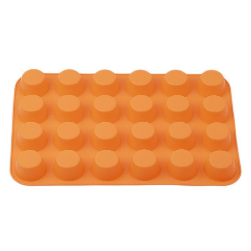 Hanyu Silicone Muffin Cupcake Baking Pan Set Blue Top Home Rubber Trays Molds