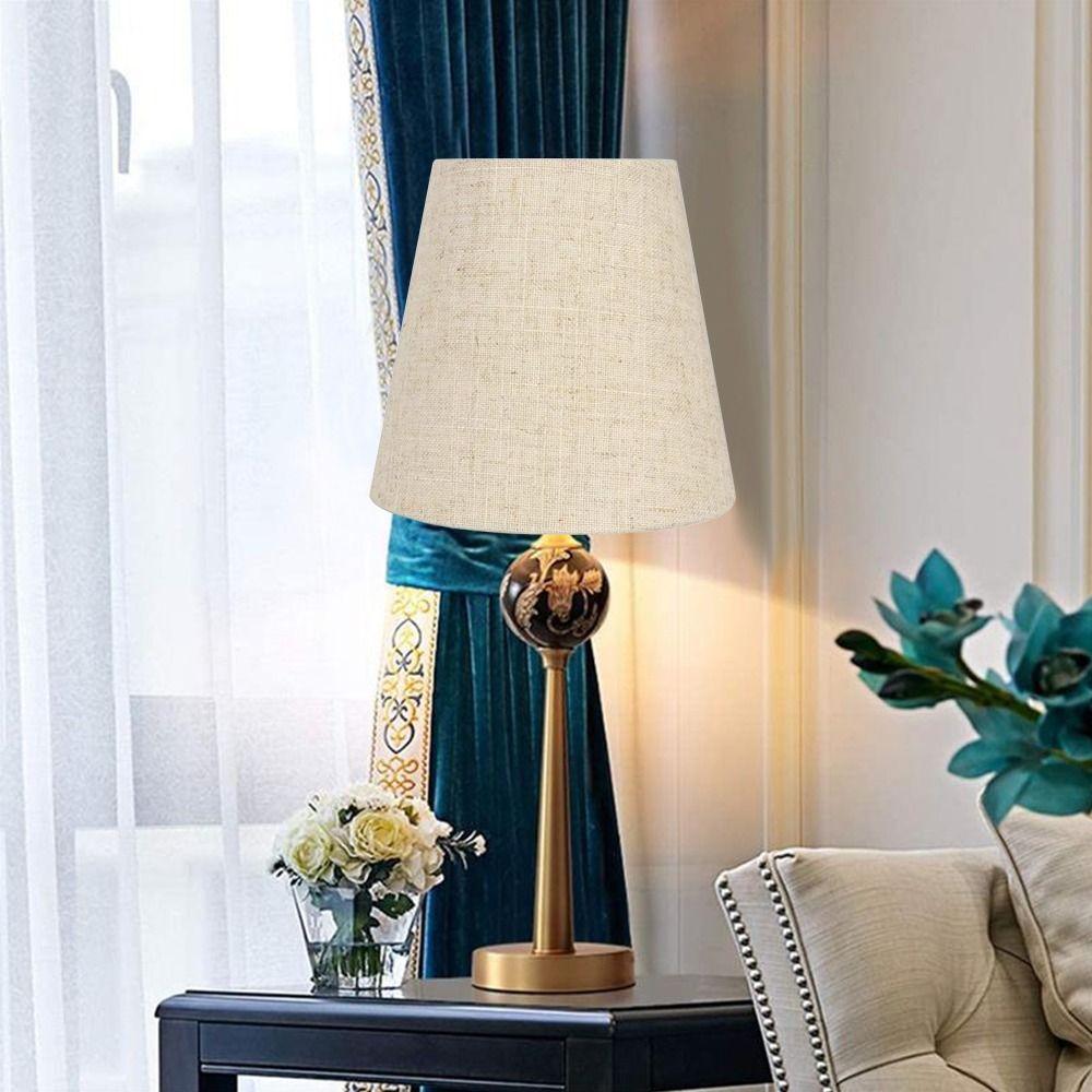 Beige Lighting Fixtures Fabric Cloth Lampshade Accessories Lamp Shade Floor Lamp