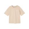 Loose Fit Breathable Crew Neck T-Shirt Men Tops Oatmeal 621981-88