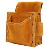 Tool Waist Bag Multifunctional Wearable Thickened Cowhide Hardware Tool Storage Toolkit
