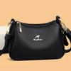 New Style Women's Bag Middle-aged Mother's Bag Soft Leather Handbag Casual One-shoulder Cross-slide Bag