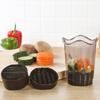 Vegetable Chopper Dicing & Slicing Food Processor for Fruits Soft Veggies Space-Saving Manual