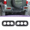 ABS Rear Fog Lampshade Guards Lamp Protector For Ford Suzuki Jimny 2007-2017 Exterior Accessories, Smocked Black