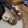 Thick-soled Velvet Cold-proof and Warm Cotton Shoes Women's Autumn and Winter Snow Bread Shoes