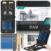 33 Professional Pencils, Graphites and Charcoals Set for Sketching, Drawing and Shading