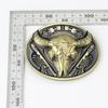 Golden Bull Skull Belt Buckle Matador Pattern Belt Diy Components