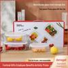 Microwave Safe Borosilicate Glass Lunch Box Set for Home and Team Building Gifts