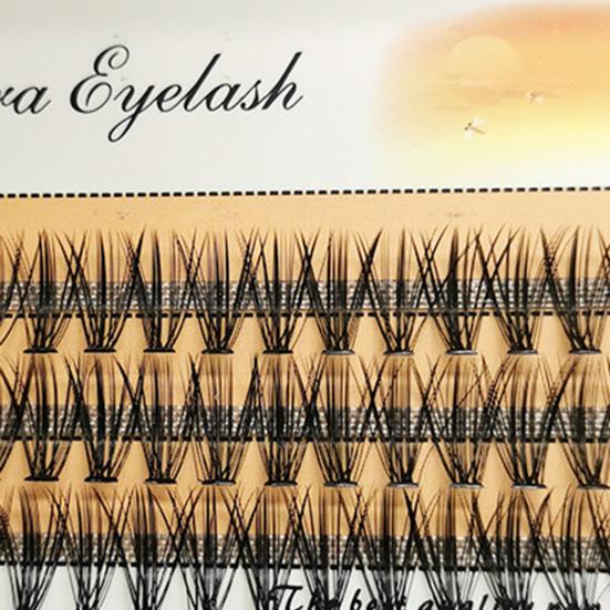 1Box Curled Eyelashes Dense Easy To Operate Fiber Beauty False Eye Lashes for Dressing Room