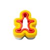 2Pcs Christmas Tree Gingerbread Man Sandwich Cutter Stainless Steel Cookie Bread Sealer DIY Breakfast and Lunch Baking Tools