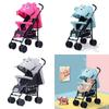 Stroller Ultra Kids Lightweight Foldable Convertible Seat One Button Rotation