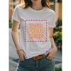 Personalized Customized Pattern Printed Front, T-shirt, Women'S Fashion Casual T-shirt, Short Sleeve Round Neck T-shirt