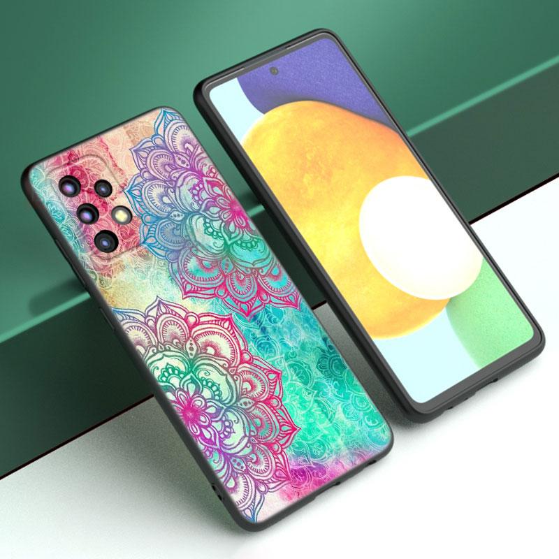 Mandala Chakra Yoga Phone Case For Samsung A04 A21 A30 A50 A52 S A13 A14 A22 A23 A32 A53 A73 5G A11 A12 A31 A33 A51 A70 A71 A72