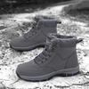 Couple Snow Boots 2025Winter New High Top Cotton Shoes Non-slip Platform Boot Super Warm Plush Couple Boots Outdoor Hiking Botas