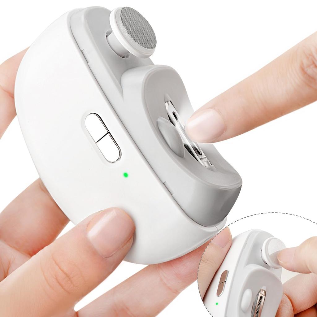 For FEEKI Electric Nail Nail Clipper and Nail Nail Clipper with LED Easy Prevents Nail Electric Nail For Ingrown Thick and Nail Suitable for and for