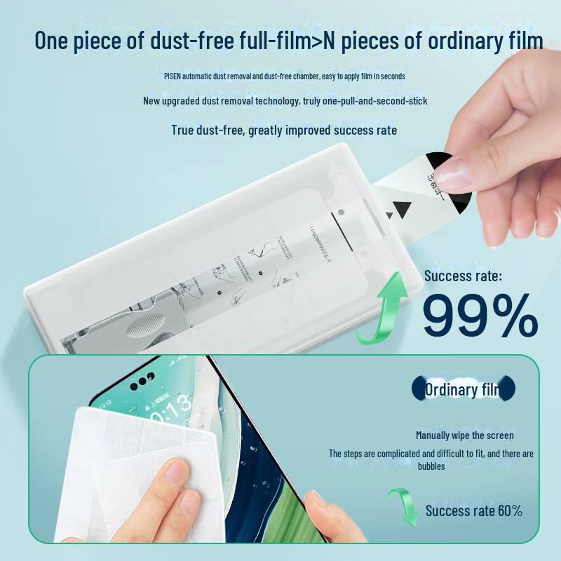 PISEN Ультратонкая изогнутая керамическая защитная пленка для экрана, защита от отпечатков пальцев, полное покрытие для телефонов Huawei и Apple