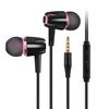 Universal Normal/Luminous Wire Heavy Bass In-ear 3.5mm Earphones with Microphone