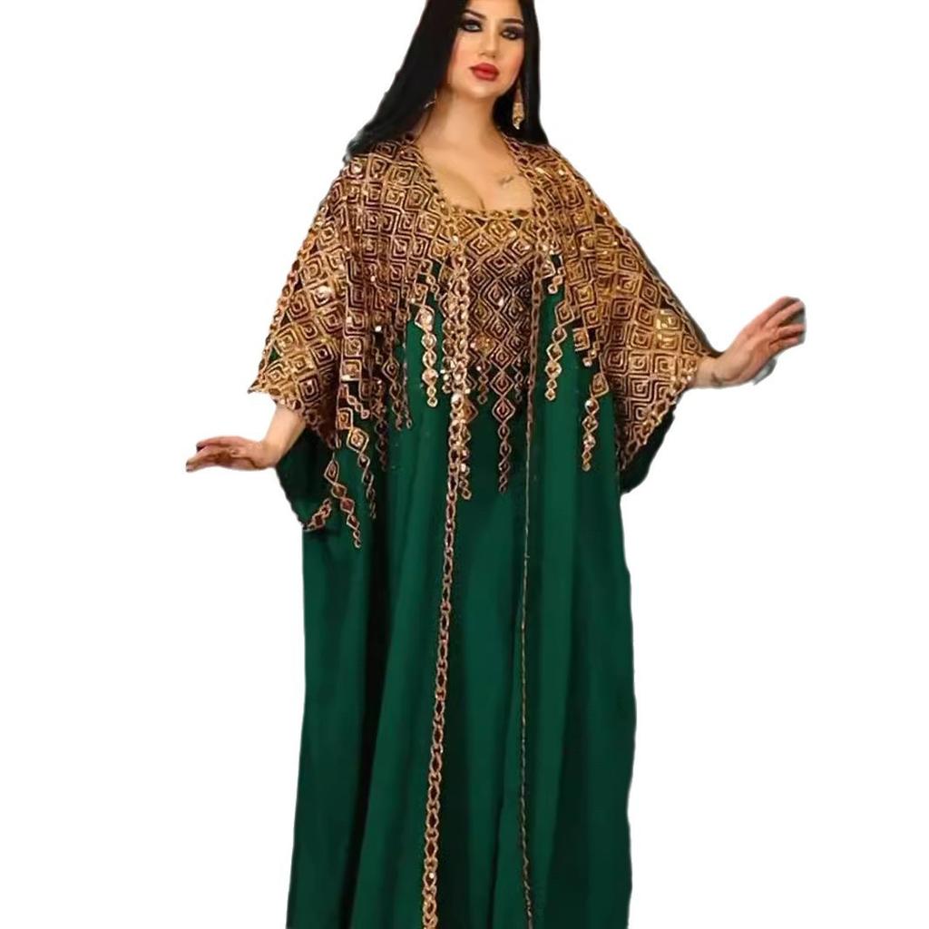 Dress Party Abaya Women Ramadan Cardigan Long Dress Suits Kaftan Vestidos Largos Robe Jalabiya