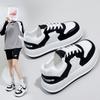 White Shoes for Women  New Spring Students Korean Style Versatile Casual Ins Fashion Shoes Thick Bottom Fashion Sneakers Z6609