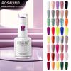 ROSALIND 40 Colors Gel Nail Polish Soak Off Pure Color Nail Gel Bright LED/UV Lamp Base&Top For Nail Art Design