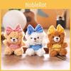 Bowknot Bear Plush Keychain Bag Pendant Animal Doll Toys Keyring Kids Gifts