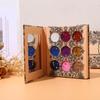 9-color Diamond Sequin Eyeshadow Palette Pearlescent Matte Waterproof Pink Diamond Eyeshadow Palette