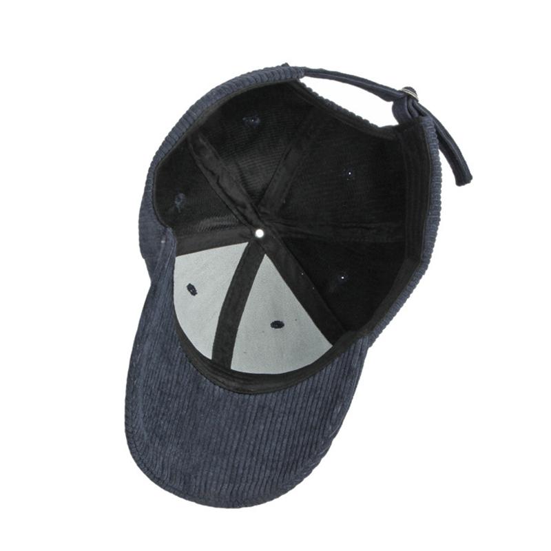 Warm Hat Women Autumn Winter Corduroy Baseball Cap Solid Color Outdoor Sports Cap Snapback Hat Ponytail Panama Cap Visor Hats