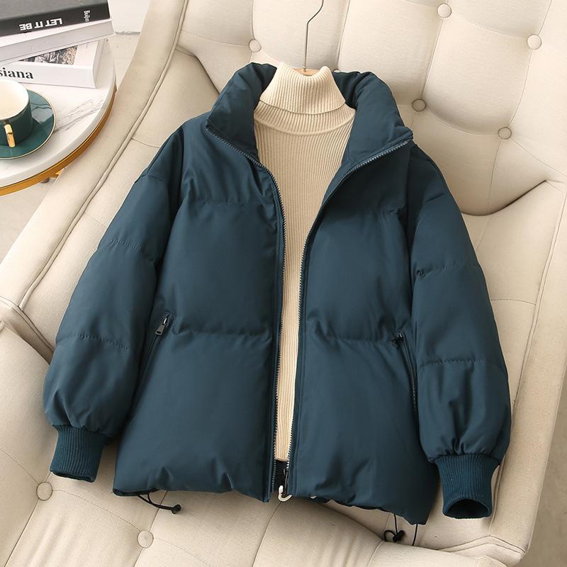 2025 New Down Cotton-padded Clothing Women's Short Bread Clothing Thickened Warm Cotton-padded Clothing Winter Jacket Student Cotton-padded Jacket