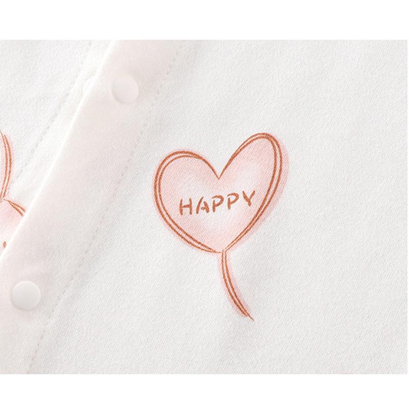 KIDDIEZOOM Baby Boy Girl Long Sleeved Spring and Autumn Baby Onesies 100%cotton Baby Crawling Clothes, Boneless Single Breasted Clothes