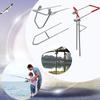 Adjustable Fishing Support Professional Insert Ground Fishing Rod Pole Stand  Outdoor