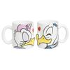 Disney SAN2229 Donald & Daisy Kiss Pair Mug, 10.1