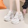 Fashion Women Chunky Sneakers Basket Femme Summer Sneakers Women Vulcanized Shoes Fashion Breathable Thick Sole Ladies Trainers Platform