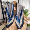 High-quality Luxurious Silk Scarves Headband Scarfs Neck Scarf For Women Chain Silk Scarf Women's Decorative Shawl